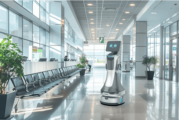 Flughafen Serviceroboter