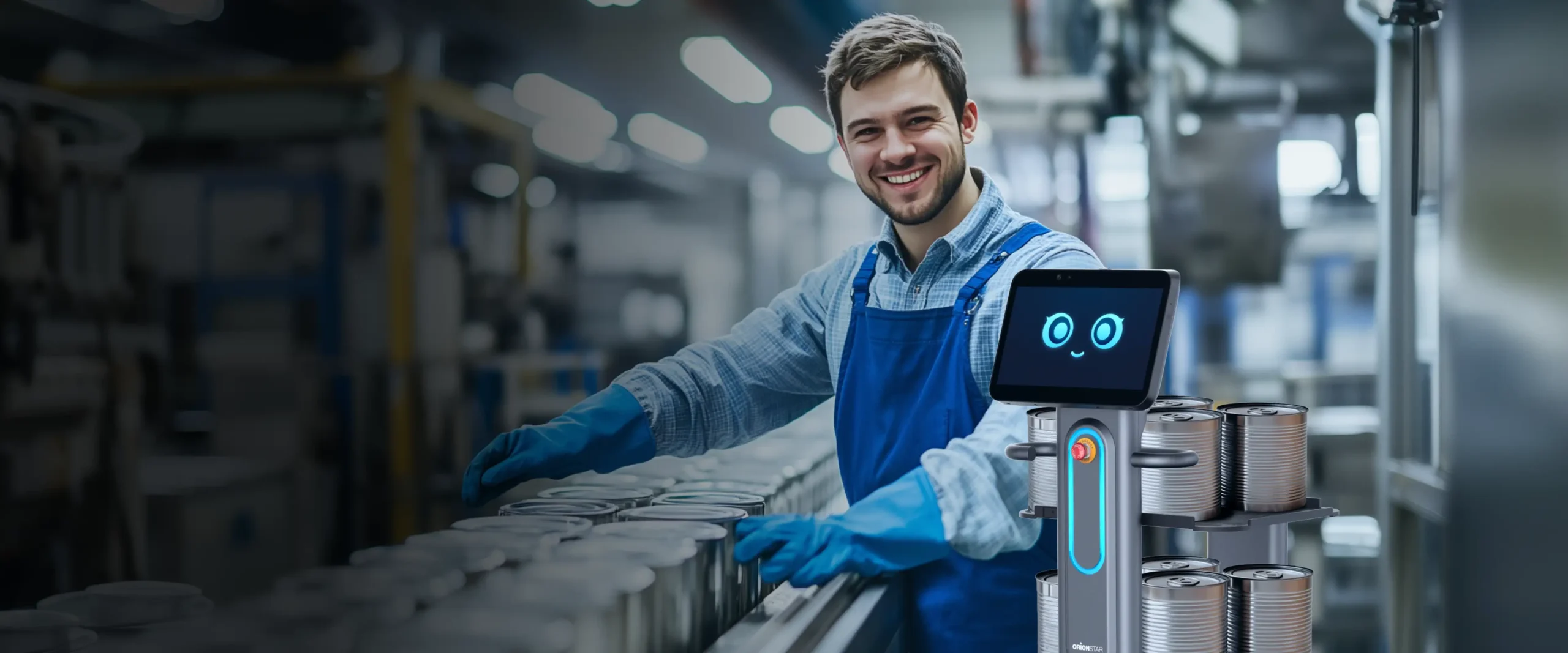 Produktionshalle mit großflächigem Industrieboden