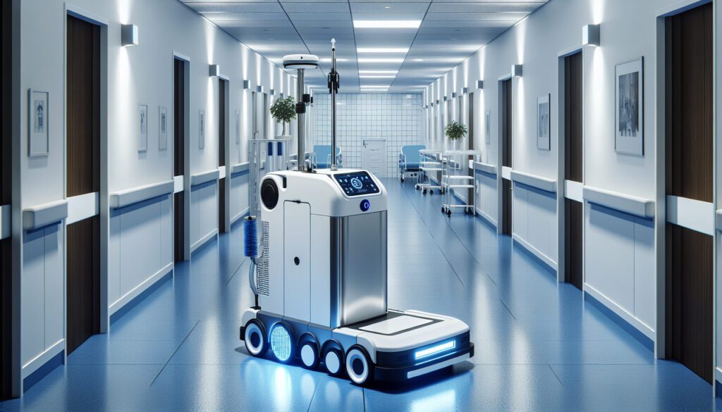 Reinigungsroboter Krankenhaus – autonomer Roboter im Klinikflur
