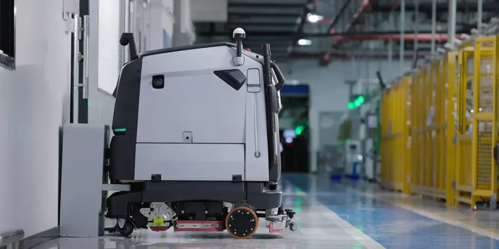 Reinigungsroboter Baumarkt – Pudu BG1 reinigt große Verkaufsfläche